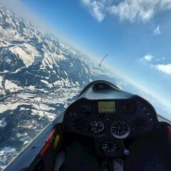 Flugwegposition um 13:55:28: Aufgenommen in der Nähe von Oberallgäu, Deutschland in 3019 Meter
